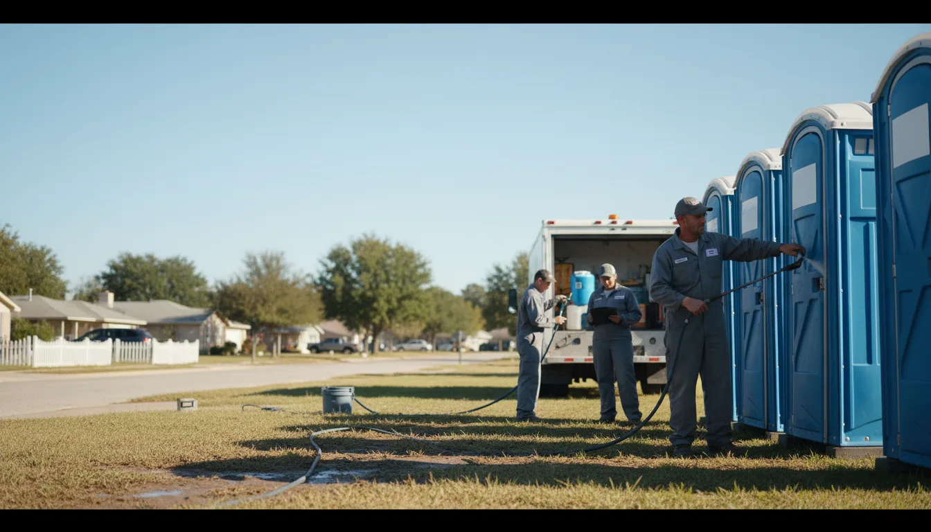 Long-Term Portable Toilet Rental in Old Glory, TX near me